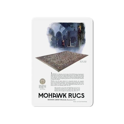 Mohawk Rugs ad, Good Housekeeping, January 1926 (Magazine Illustration) Refrigerator Magnet - The Sticker Space