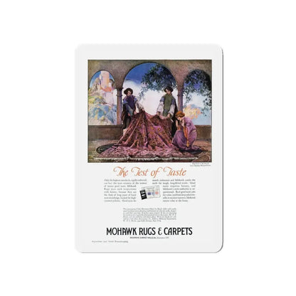 Mohawk Rugs ad, Good Housekeeping, September 1927 (Magazine Illustration) Refrigerator Magnet 5 Inch - The Sticker Space