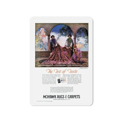 Mohawk Rugs ad, Good Housekeeping, September 1927 (Magazine Illustration) Refrigerator Magnet - The Sticker Space