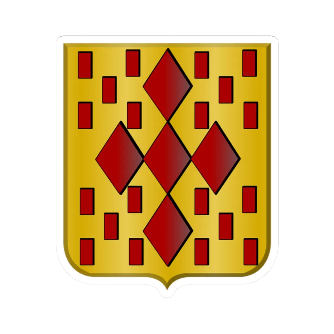 Mol Wapen (Belgium) (Coat of Arms) STICKER Vinyl Kiss-Cut Decal 2 Inch White - The Sticker Space