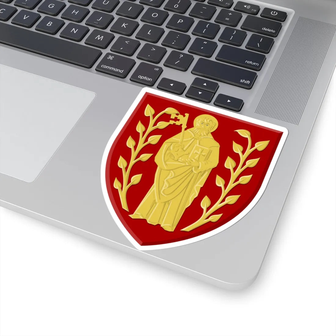 Mol wapen1 (Belgium) (Coat of Arms) STICKER Vinyl Kiss-Cut Decal - The Sticker Space