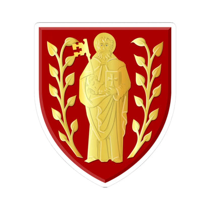 Mol wapen2 (Belgium) (Coat of Arms) STICKER Vinyl Kiss-Cut Decal 3 Inch White - The Sticker Space