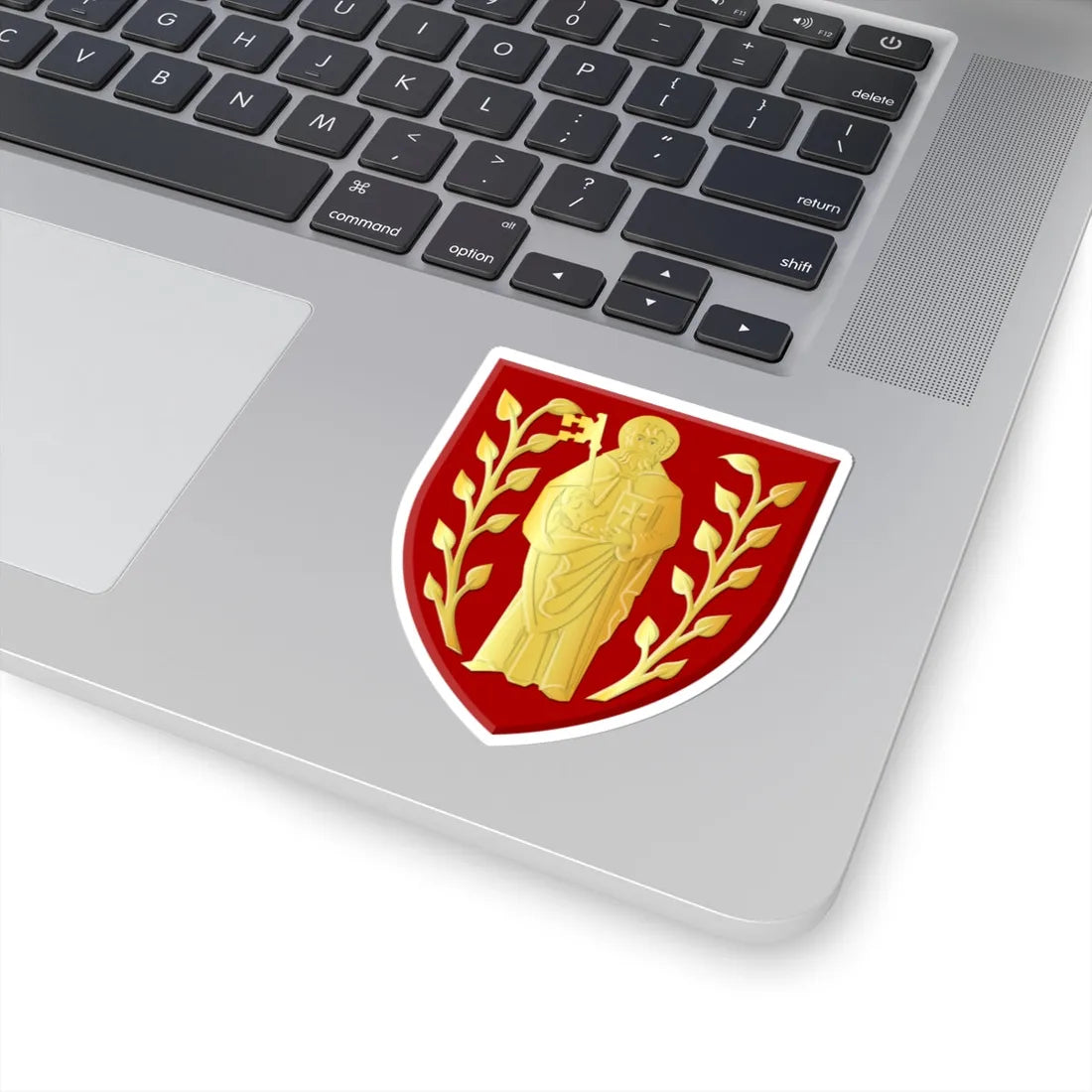 Mol wapen2 (Belgium) (Coat of Arms) STICKER Vinyl Kiss-Cut Decal - The Sticker Space