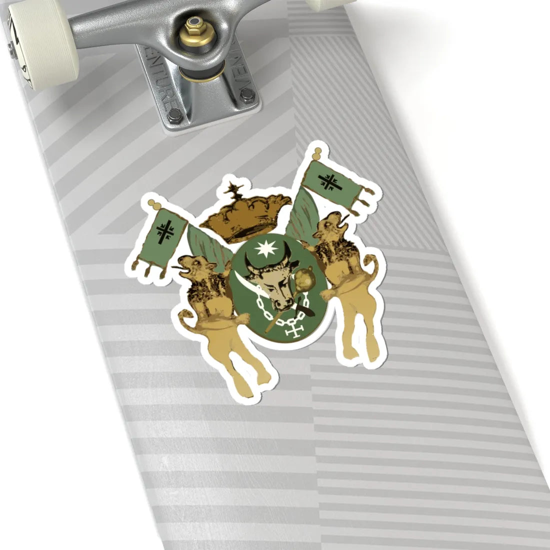 Moldavian coat of arms in Olari Church Bucharest (Moldova) (Coat of Arms) STICKER Vinyl Kiss-Cut Decal - The Sticker Space