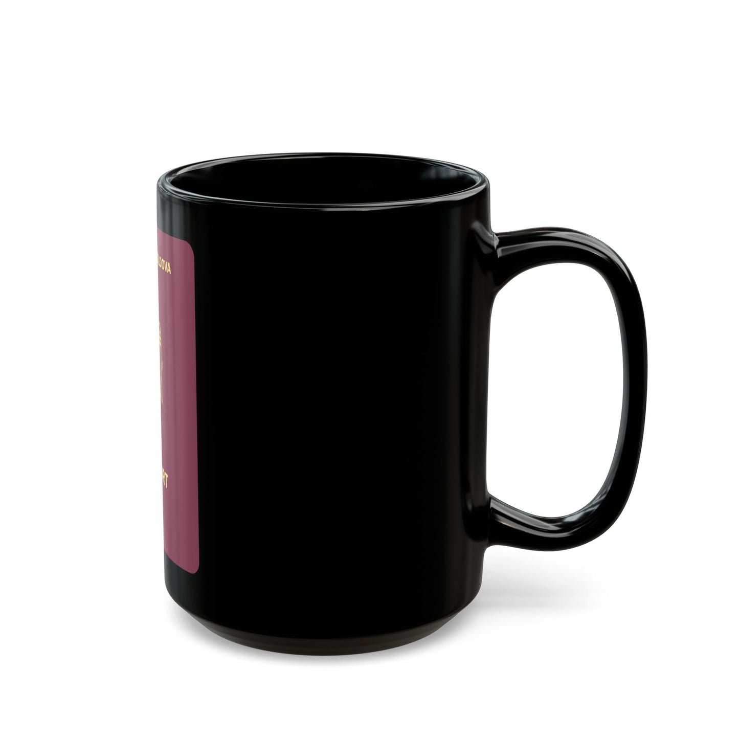 Moldova Passport - Black Coffee Mug