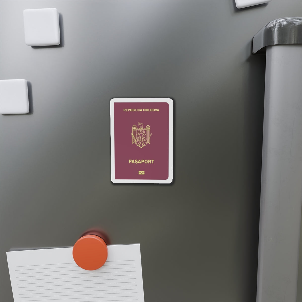 Moldova Passport - Die-Cut Magnet-The Sticker Space