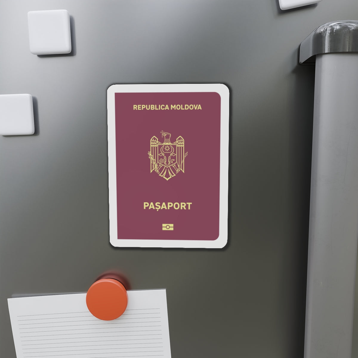 Moldova Passport - Die-Cut Magnet-The Sticker Space