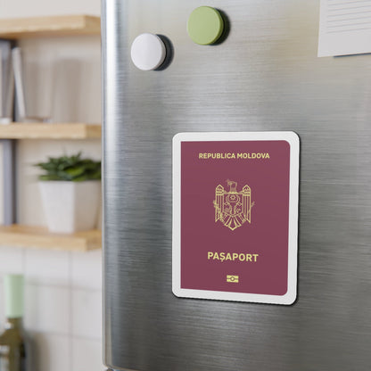 Moldova Passport - Die-Cut Magnet-The Sticker Space