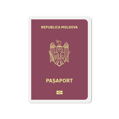 Moldova Passport - Die-Cut Magnet-3" x 3"-The Sticker Space