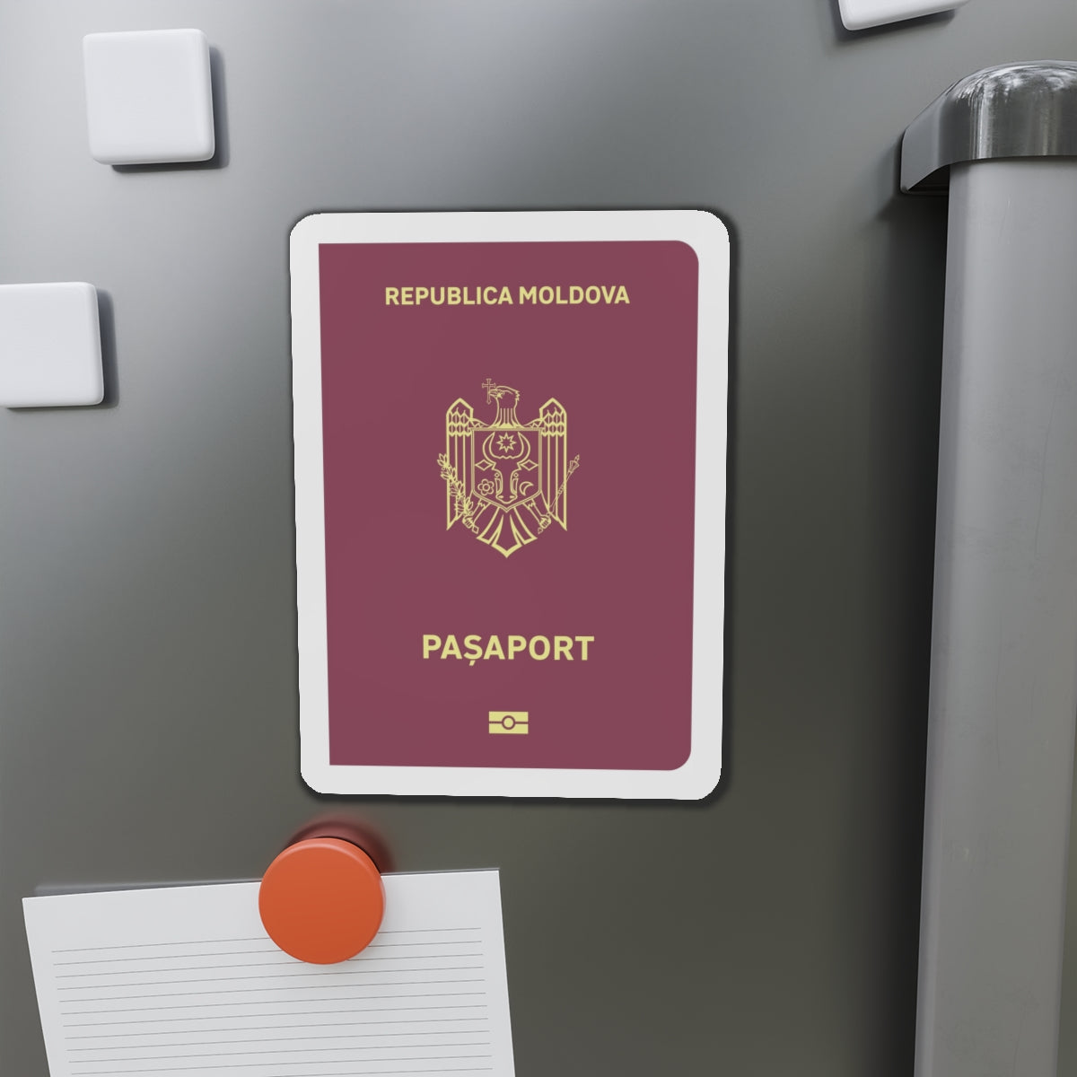 Moldova Passport - Die-Cut Magnet-The Sticker Space