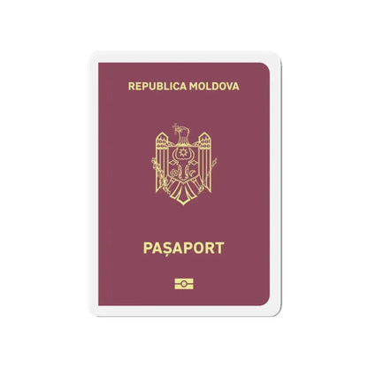 Moldova Passport - Refrigerator Magnet 4 Inch - The Sticker Space
