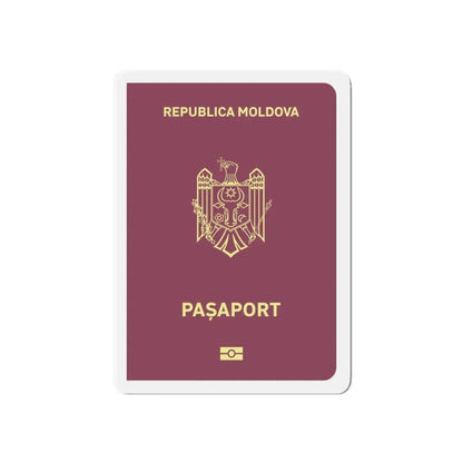 Moldova Passport - Refrigerator Magnet 6 Inch - The Sticker Space