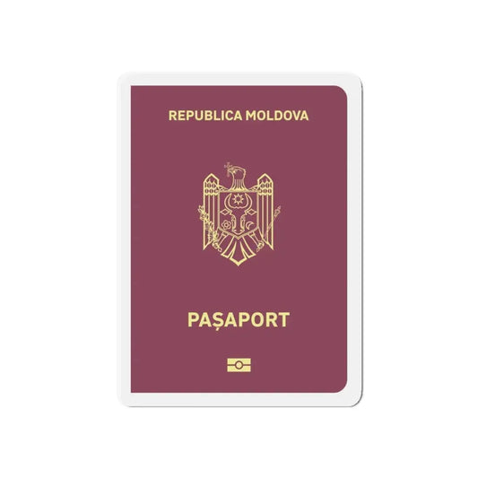 Moldova Passport - Refrigerator Magnet 6 Inch - The Sticker Space