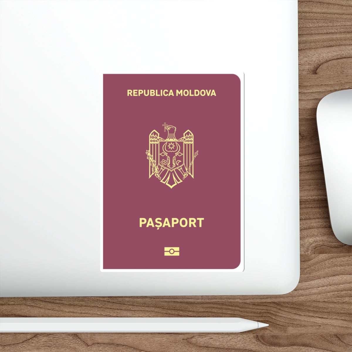 Moldova Passport STICKER Vinyl Die-Cut Decal-The Sticker Space