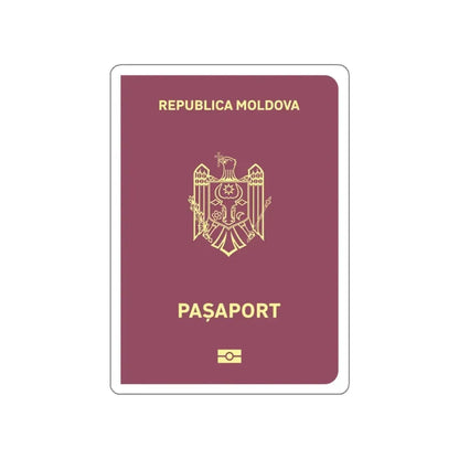 Moldova Passport STICKER Vinyl Die-Cut Decal 5 Inch - The Sticker Space