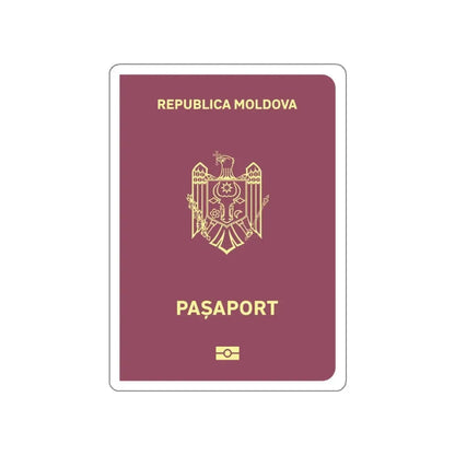 Moldova Passport STICKER Vinyl Die-Cut Decal - The Sticker Space