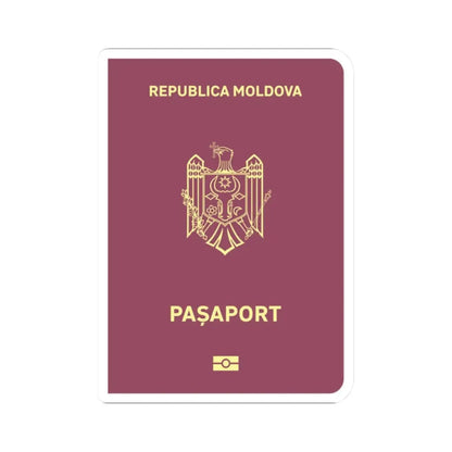 Moldova Passport - STICKER Vinyl Kiss-Cut Decal 2 Inch White - The Sticker Space