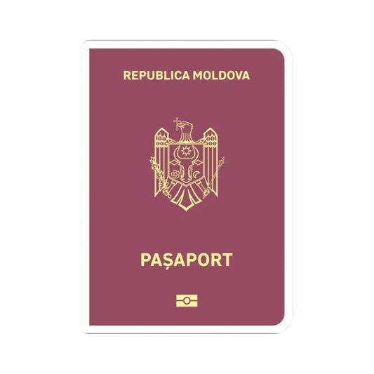 Moldova Passport - STICKER Vinyl Kiss-Cut Decal 2 Inch White - The Sticker Space