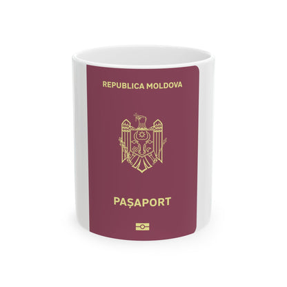 Moldova Passport - White Coffee Mug