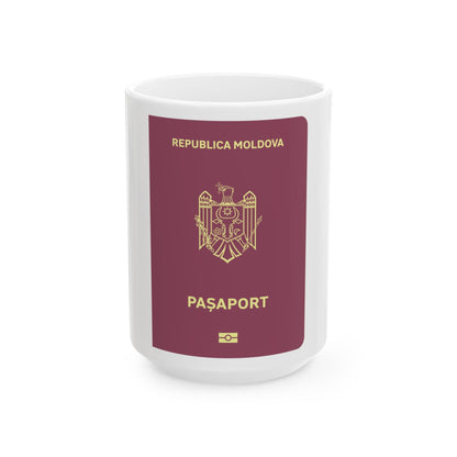 Moldova Passport - White Coffee Mug