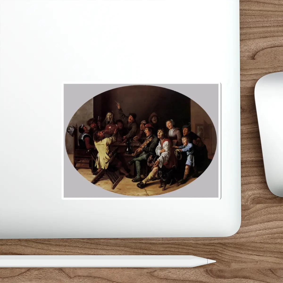 SKU:19842083488162806200 Sticker types:White Shape:Die-Cut Sizes:5" × 5"
