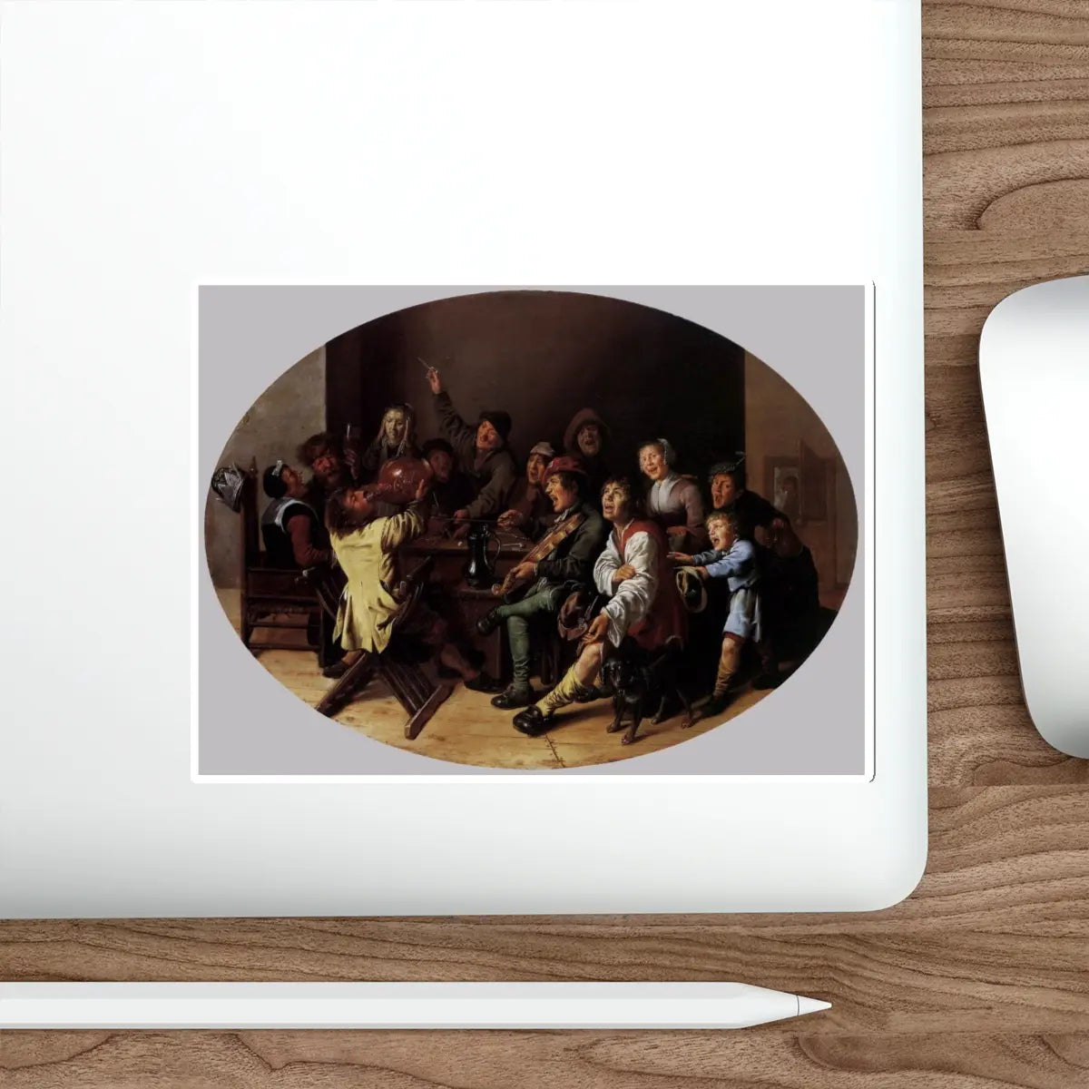 SKU:24537739695423591101 Sticker types:White Shape:Die-Cut Sizes:6" × 6"