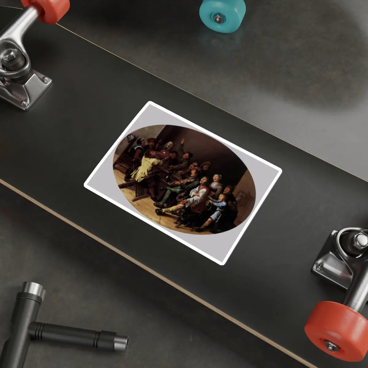 SKU:24537739695423591101 Sticker types:White Shape:Die-Cut Sizes:6" × 6"