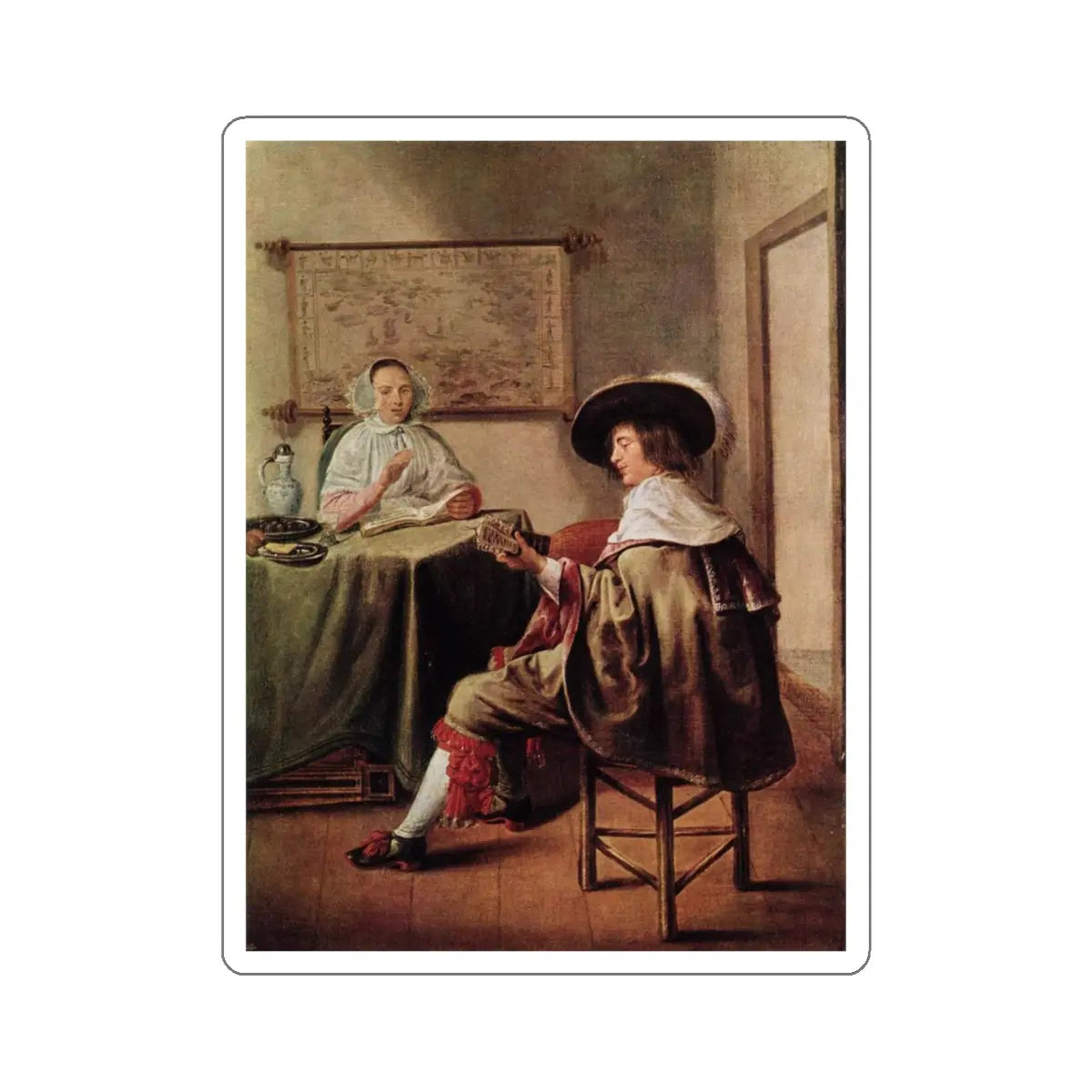 SKU:26531874529979216298 Sticker types:White Shape:Die-Cut Sizes:5" × 5"