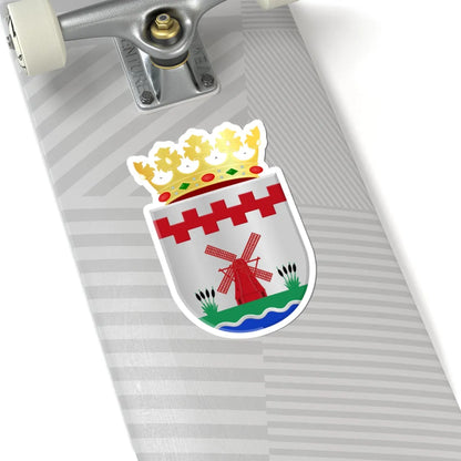Molenlanden wapen (Netherlands) (Coat of Arms) STICKER Vinyl Kiss-Cut Decal - The Sticker Space