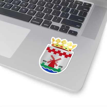 Molenlanden wapen (Netherlands) (Coat of Arms) STICKER Vinyl Kiss-Cut Decal - The Sticker Space