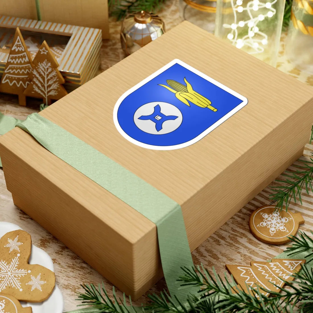 Moleno-coat of arms (Switzerland) (Coat of Arms) STICKER Vinyl Kiss-Cut Decal - The Sticker Space