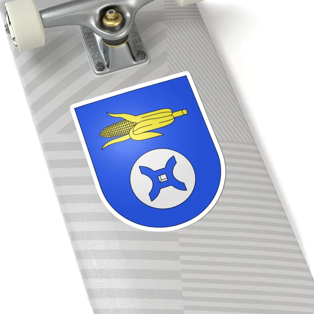 Moleno-coat of arms (Switzerland) (Coat of Arms) STICKER Vinyl Kiss-Cut Decal - The Sticker Space