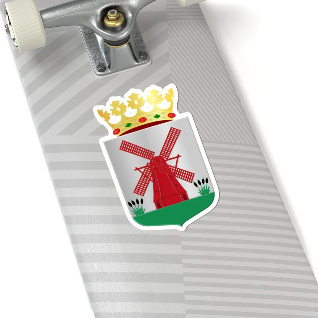 Molenwaard wapen (Netherlands) (Coat of Arms) STICKER Vinyl Kiss-Cut Decal - The Sticker Space
