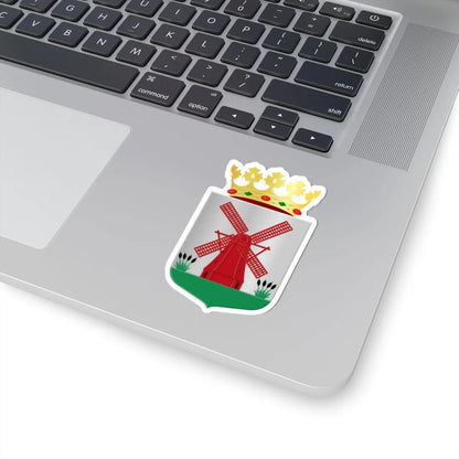 Molenwaard wapen (Netherlands) (Coat of Arms) STICKER Vinyl Kiss-Cut Decal - The Sticker Space