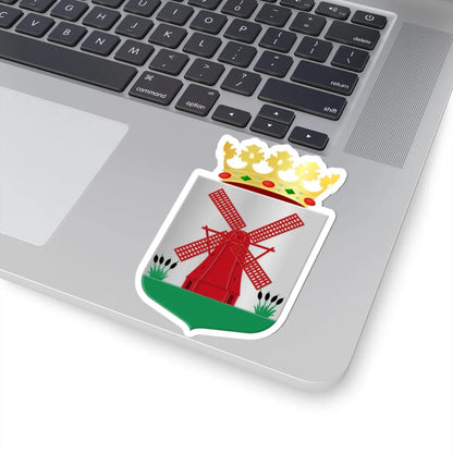 Molenwaard wapen (Netherlands) (Coat of Arms) STICKER Vinyl Kiss-Cut Decal - The Sticker Space