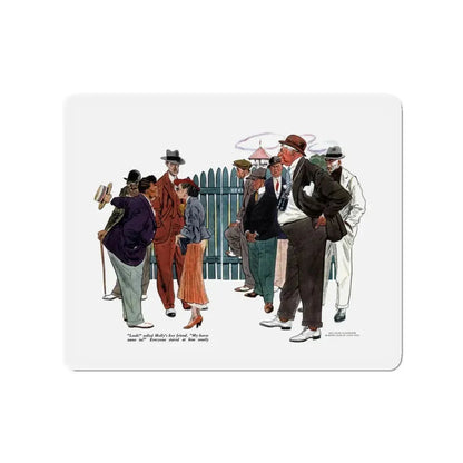 Molly's in the Money, The American Magazine, May 1936 (Magazine Illustration) Refrigerator Magnet 3 Inch - The Sticker Space