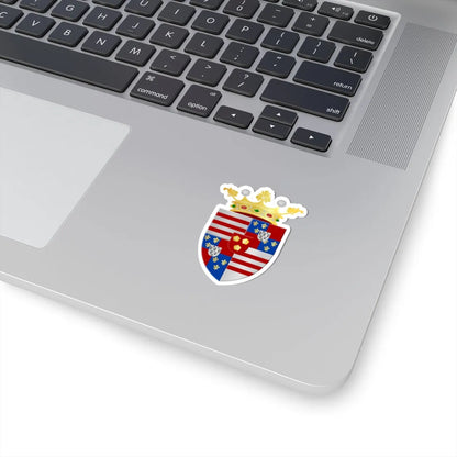 Momignies wapen (Belgium) (Coat of Arms) STICKER Vinyl Kiss-Cut Decal - The Sticker Space