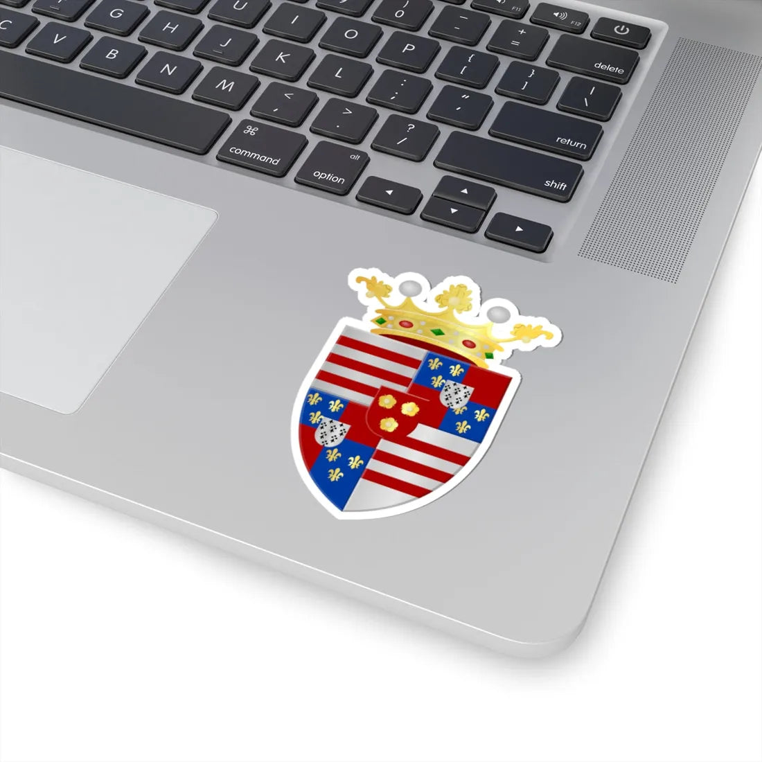 Momignies wapen (Belgium) (Coat of Arms) STICKER Vinyl Kiss-Cut Decal - The Sticker Space