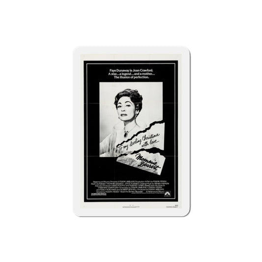 Mommie Dearest 1981 Movie Poster Die-Cut Magnet-2" x 2"-The Sticker Space