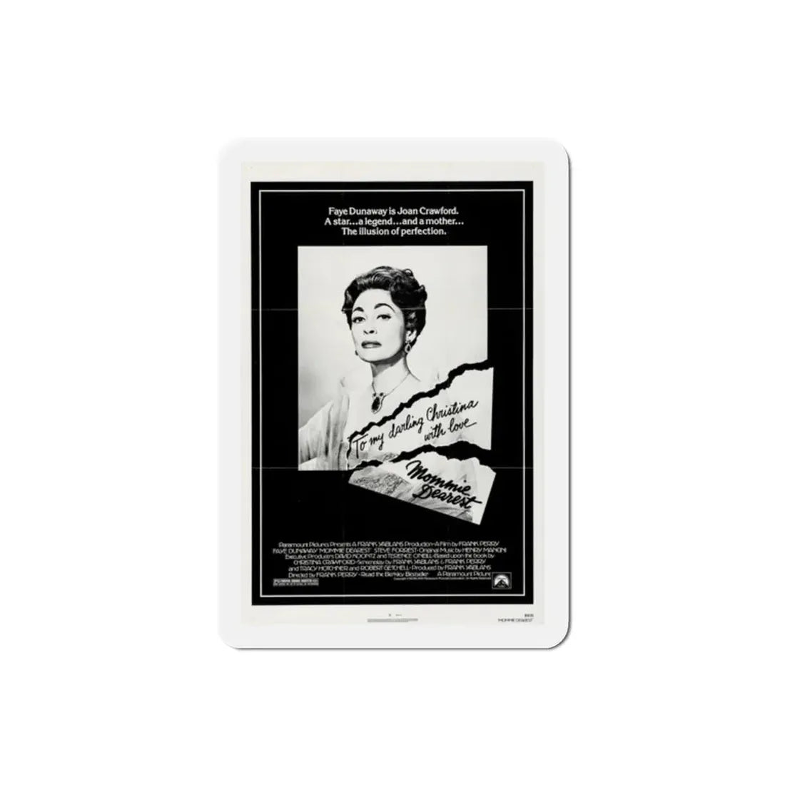 Mommie Dearest 1981 Movie Poster Refrigerator Magnet - The Sticker Space