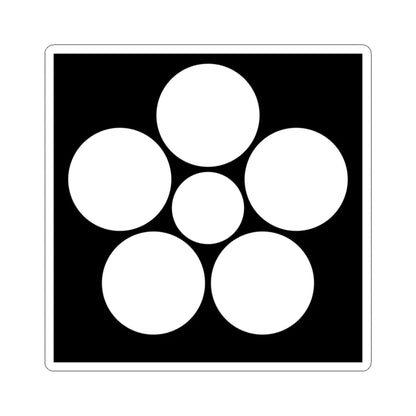 Mon Hisamatsu (Japan) (Coat of Arms) STICKER Vinyl Kiss-Cut Decal 3 Inch White - The Sticker Space