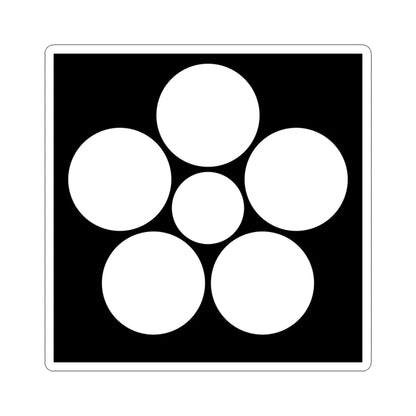 Mon Hisamatsu (Japan) (Coat of Arms) STICKER Vinyl Kiss-Cut Decal 6 Inch White - The Sticker Space