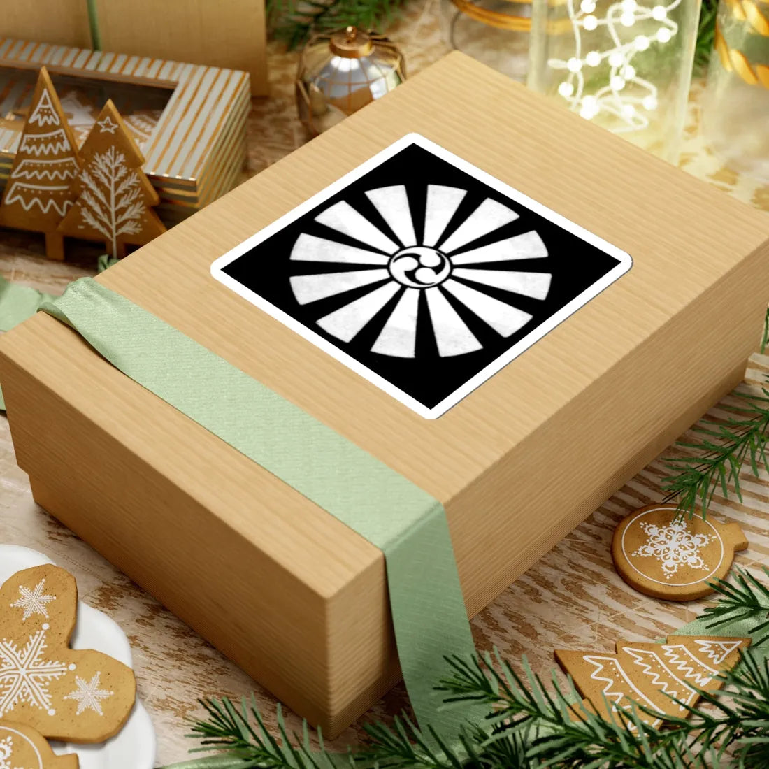 Mon Kinoshita 1 (Japan) (Coat of Arms) STICKER Vinyl Kiss-Cut Decal - The Sticker Space