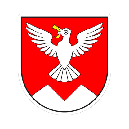 Mon wappen (Switzerland) (Coat of Arms) STICKER Vinyl Kiss-Cut Decal 4 Inch White - The Sticker Space