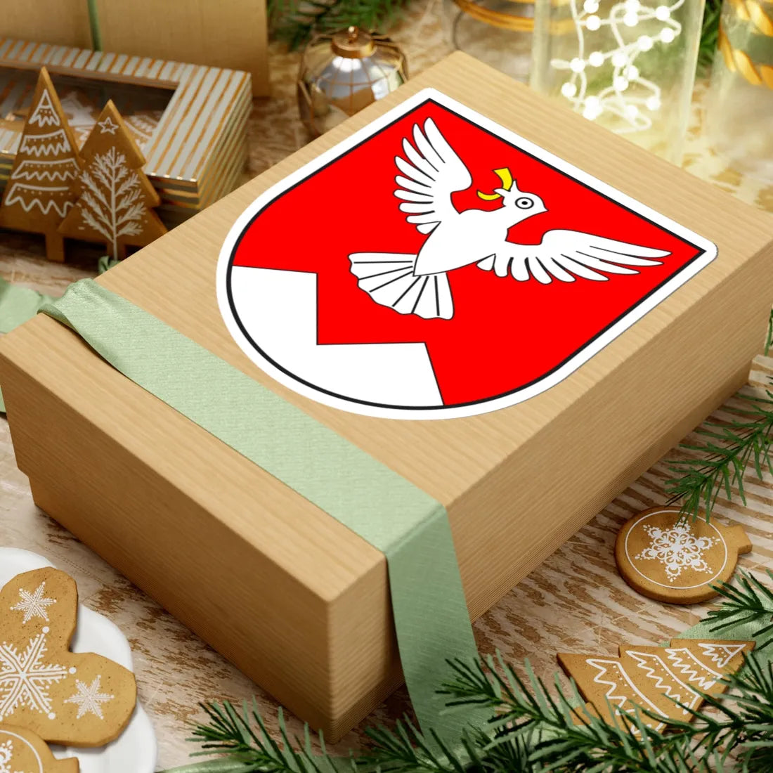 Mon wappen (Switzerland) (Coat of Arms) STICKER Vinyl Kiss-Cut Decal - The Sticker Space