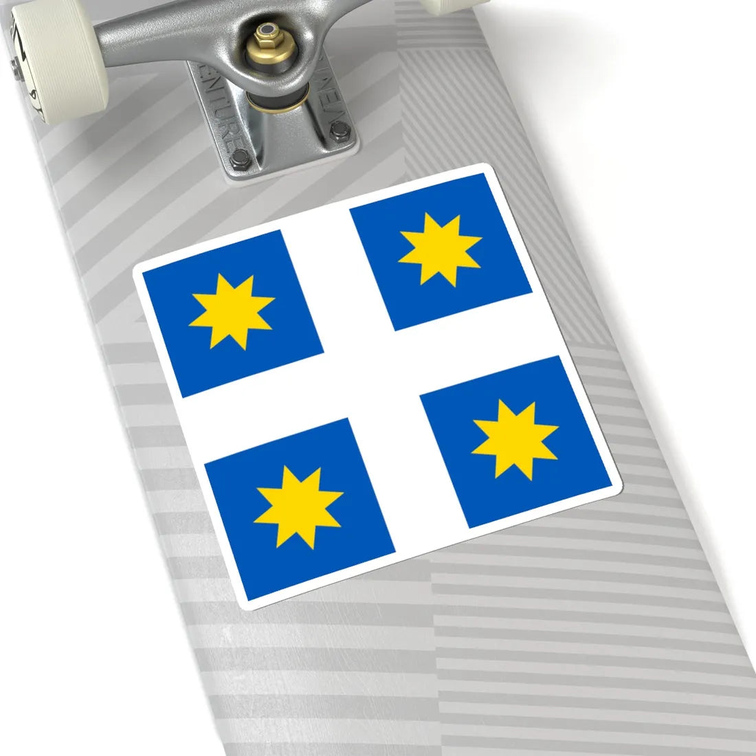 Monastyrok Ivano-Frankivsk Oblast flag (Ukraine) STICKER Vinyl Kiss-Cut Decal - The Sticker Space