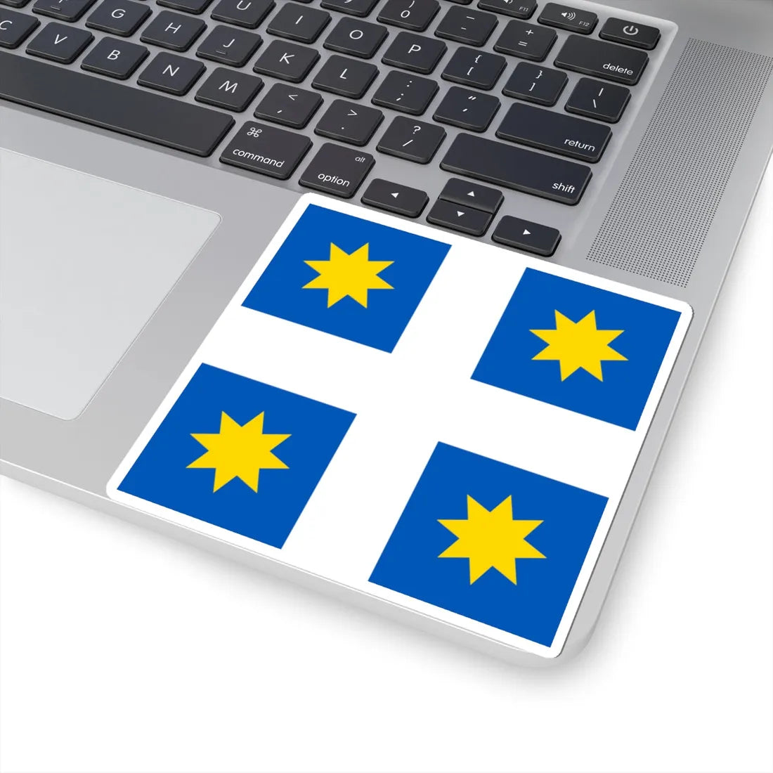 Monastyrok Ivano-Frankivsk Oblast flag (Ukraine) STICKER Vinyl Kiss-Cut Decal - The Sticker Space