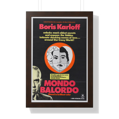 MONDO BALORDO 1964 - Framed Movie Poster-16″ x 24″-The Sticker Space