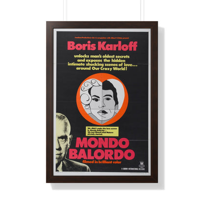 MONDO BALORDO 1964 - Framed Movie Poster-20" x 30"-The Sticker Space