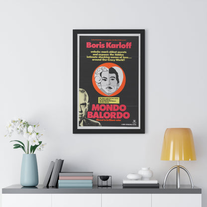 MONDO BALORDO 1964 - Framed Movie Poster-The Sticker Space